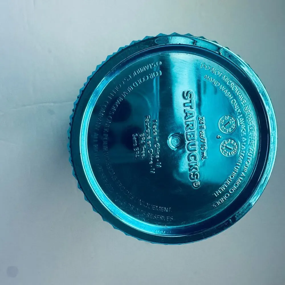 ** SUMMER SALE ** Starbucks 2023 Blue Chrome 24oz Tumbler